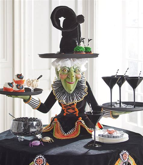 Delight Trick-or-Treaters with the Grandin Road Tapping Witch